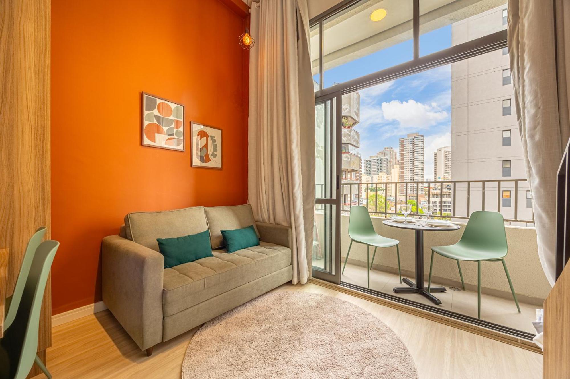 Apartment Easy Star - Belo Com Mezanino No Coracao Do Brooklin - Mo01i