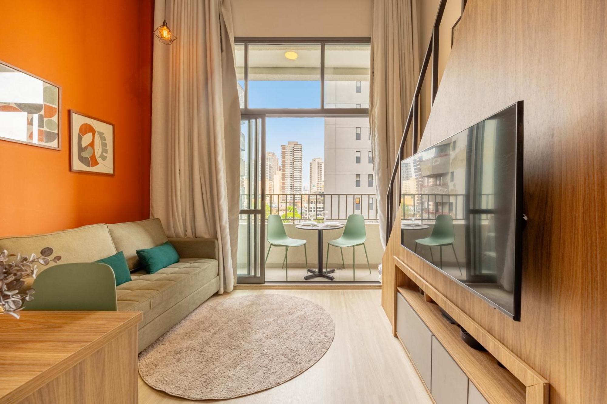 Easy Star - Belo Com Mezanino No Coracao Do Brooklin - Mo01i Apartment Sao Paulo
